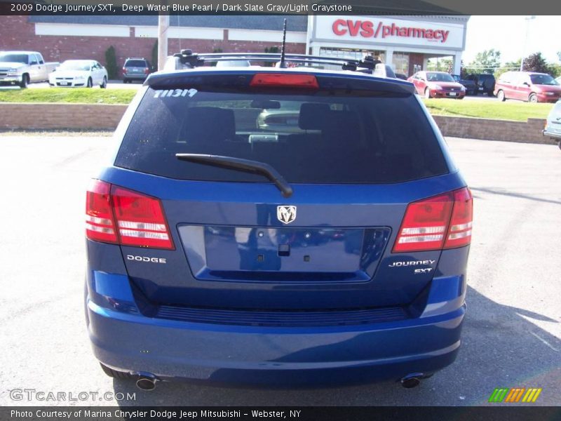 Deep Water Blue Pearl / Dark Slate Gray/Light Graystone 2009 Dodge Journey SXT
