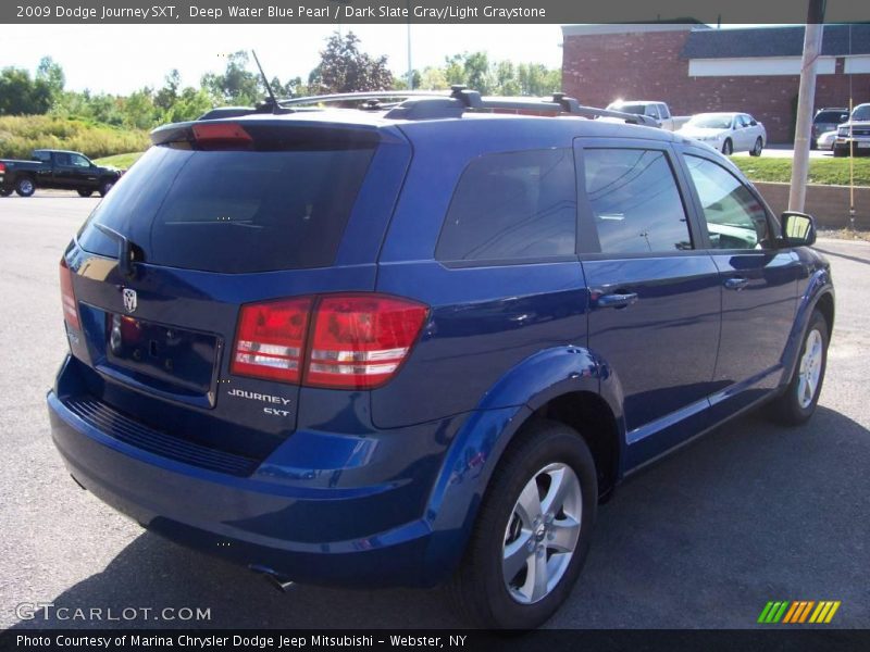 Deep Water Blue Pearl / Dark Slate Gray/Light Graystone 2009 Dodge Journey SXT