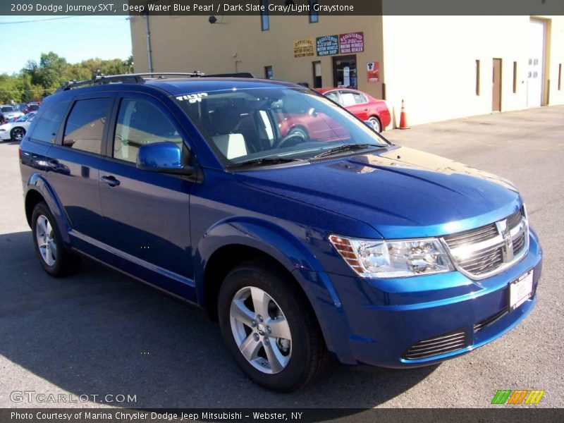 Deep Water Blue Pearl / Dark Slate Gray/Light Graystone 2009 Dodge Journey SXT
