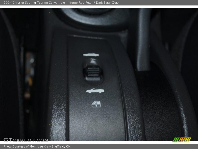 Inferno Red Pearl / Dark Slate Gray 2004 Chrysler Sebring Touring Convertible