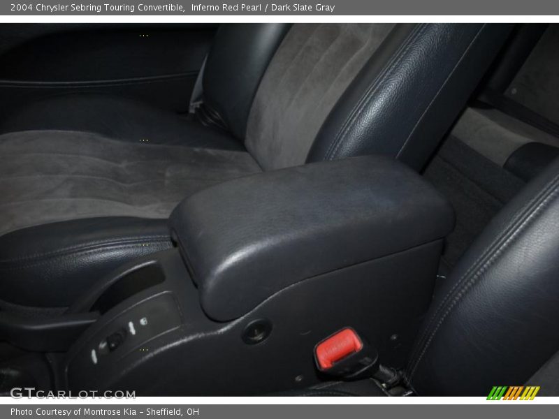 Inferno Red Pearl / Dark Slate Gray 2004 Chrysler Sebring Touring Convertible