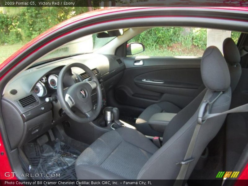 Victory Red / Ebony 2009 Pontiac G5