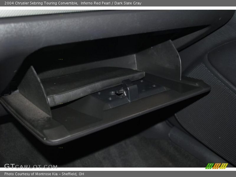 Inferno Red Pearl / Dark Slate Gray 2004 Chrysler Sebring Touring Convertible