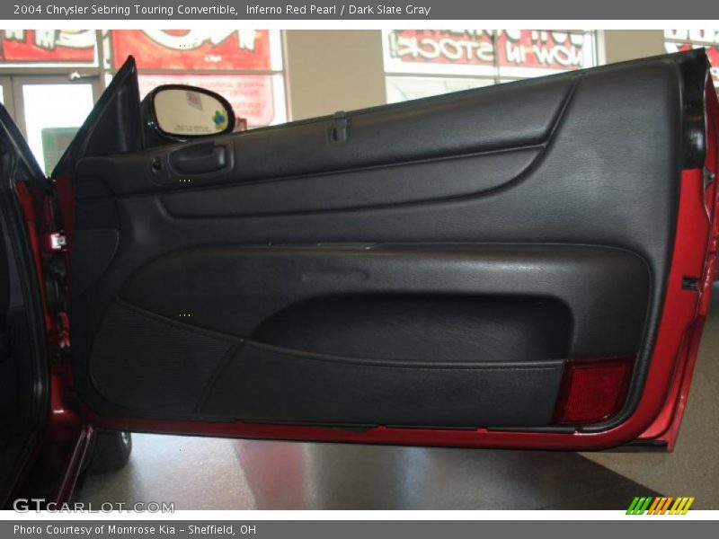 Inferno Red Pearl / Dark Slate Gray 2004 Chrysler Sebring Touring Convertible