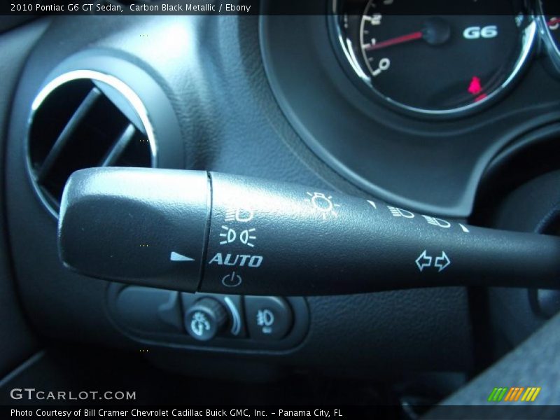 Carbon Black Metallic / Ebony 2010 Pontiac G6 GT Sedan