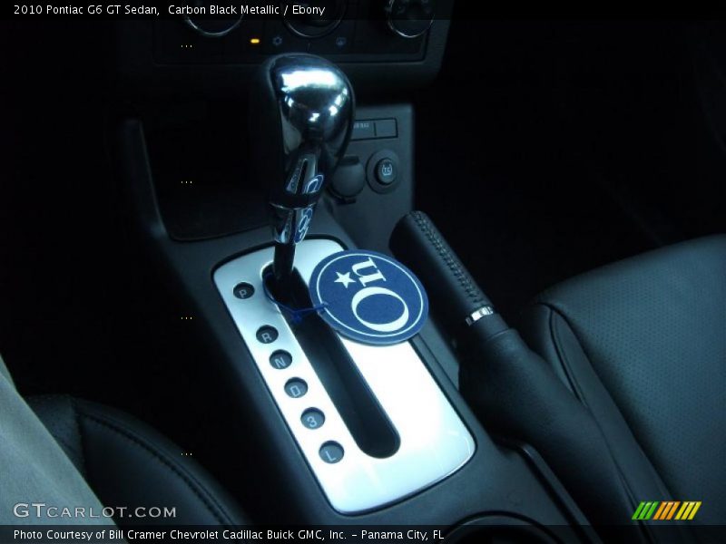 Carbon Black Metallic / Ebony 2010 Pontiac G6 GT Sedan