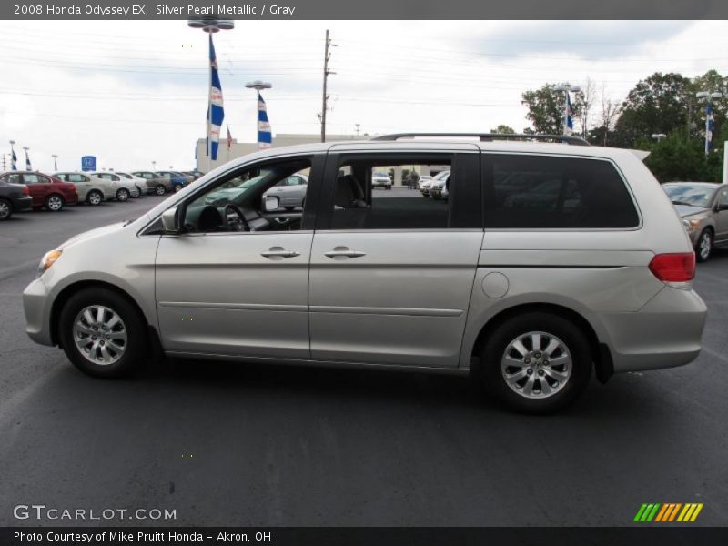 Silver Pearl Metallic / Gray 2008 Honda Odyssey EX