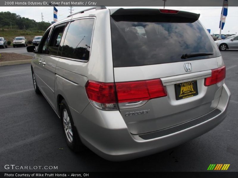 Silver Pearl Metallic / Gray 2008 Honda Odyssey EX