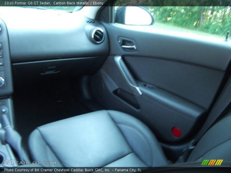 Carbon Black Metallic / Ebony 2010 Pontiac G6 GT Sedan