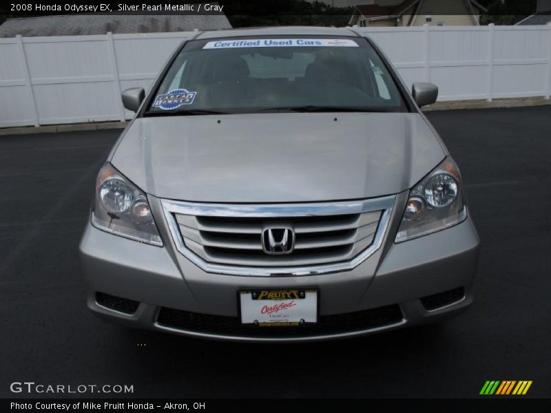 Silver Pearl Metallic / Gray 2008 Honda Odyssey EX