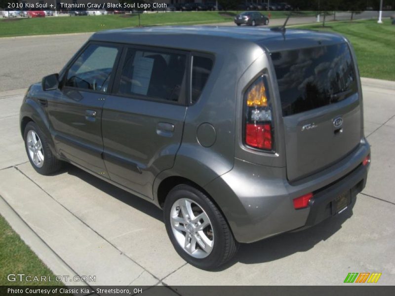 Titanium Gray / Black Soul Logo Cloth 2010 Kia Soul +