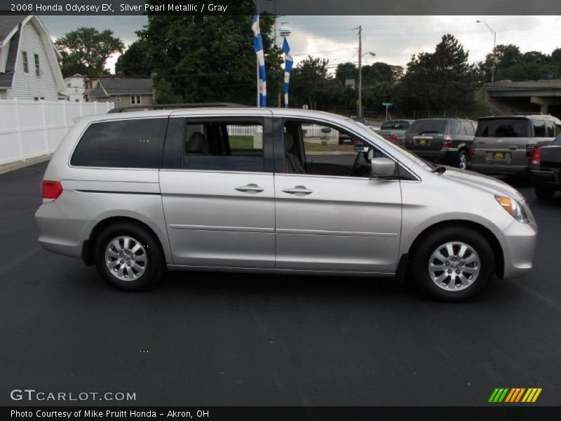 Silver Pearl Metallic / Gray 2008 Honda Odyssey EX
