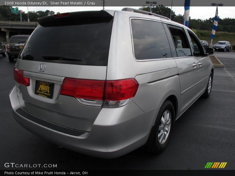 Silver Pearl Metallic / Gray 2008 Honda Odyssey EX