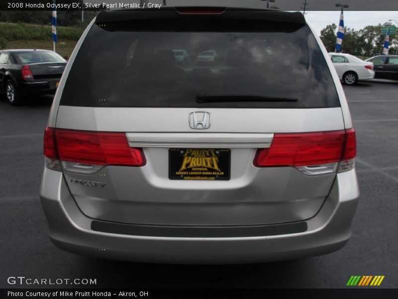 Silver Pearl Metallic / Gray 2008 Honda Odyssey EX