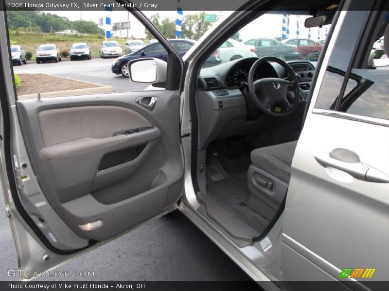 Silver Pearl Metallic / Gray 2008 Honda Odyssey EX
