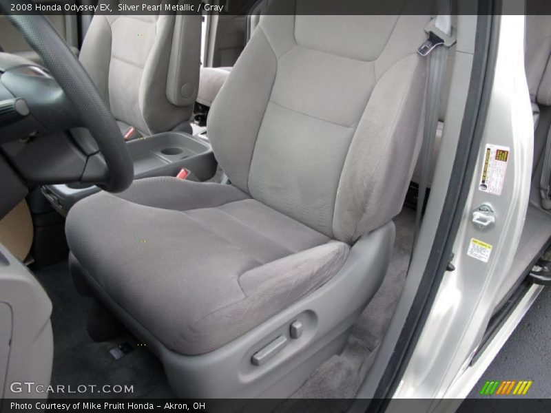 Silver Pearl Metallic / Gray 2008 Honda Odyssey EX