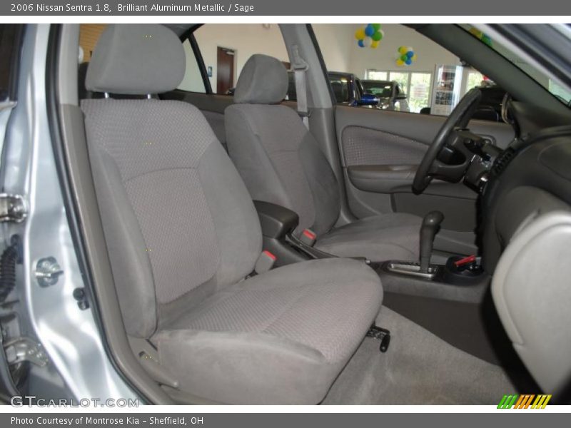 Brilliant Aluminum Metallic / Sage 2006 Nissan Sentra 1.8