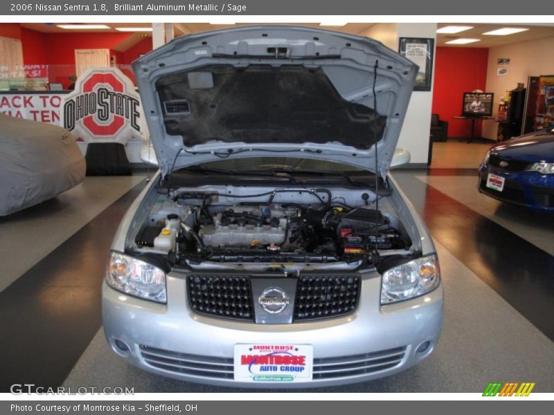 Brilliant Aluminum Metallic / Sage 2006 Nissan Sentra 1.8