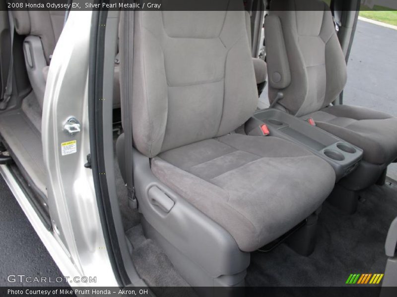 Silver Pearl Metallic / Gray 2008 Honda Odyssey EX