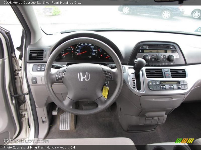 Silver Pearl Metallic / Gray 2008 Honda Odyssey EX