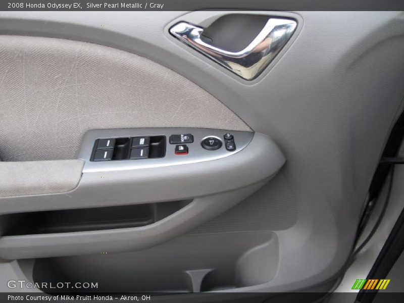 Silver Pearl Metallic / Gray 2008 Honda Odyssey EX