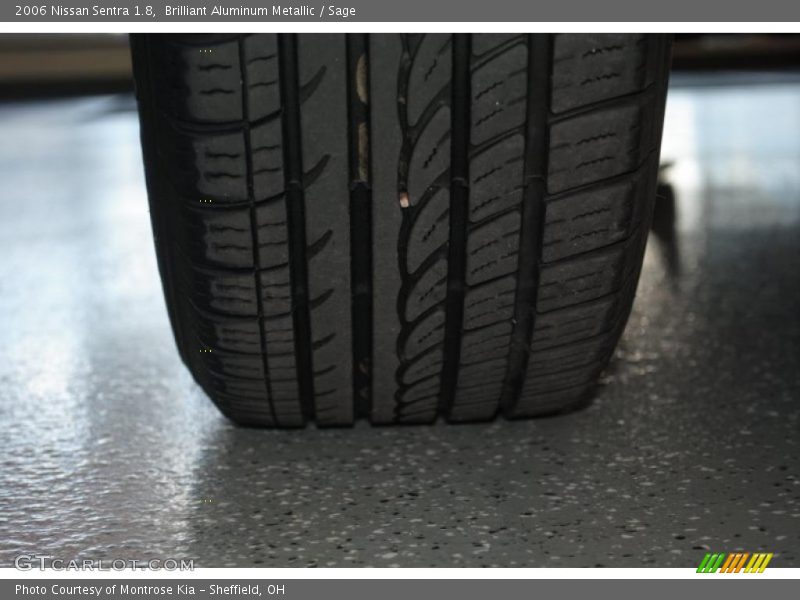 Brilliant Aluminum Metallic / Sage 2006 Nissan Sentra 1.8