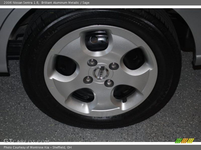 Brilliant Aluminum Metallic / Sage 2006 Nissan Sentra 1.8