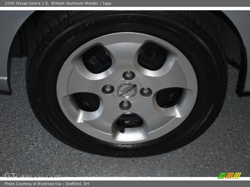 Brilliant Aluminum Metallic / Sage 2006 Nissan Sentra 1.8