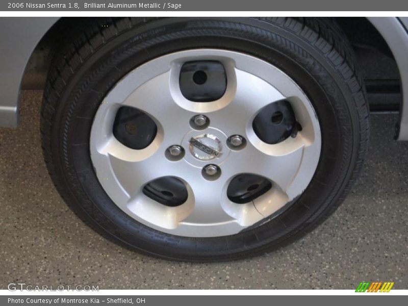 Brilliant Aluminum Metallic / Sage 2006 Nissan Sentra 1.8