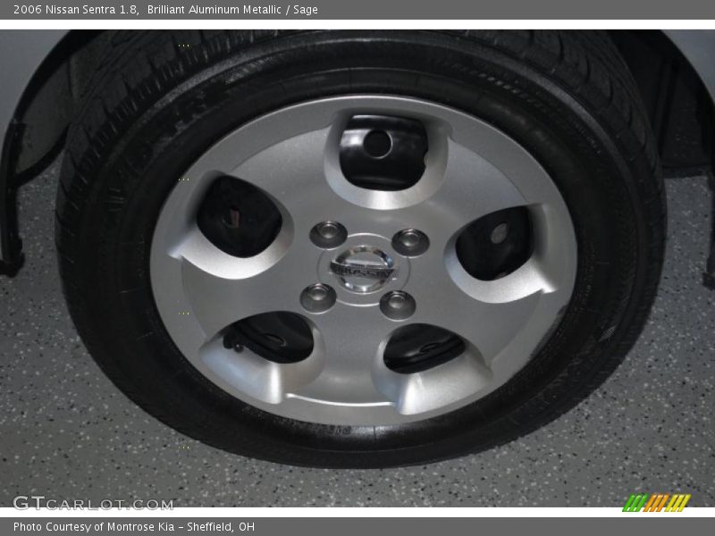 Brilliant Aluminum Metallic / Sage 2006 Nissan Sentra 1.8
