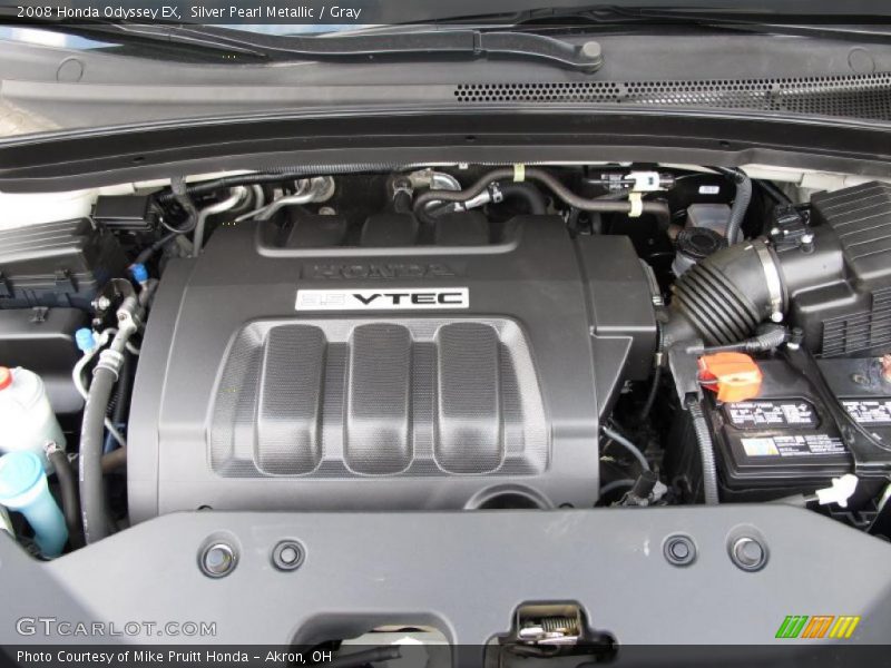 Silver Pearl Metallic / Gray 2008 Honda Odyssey EX