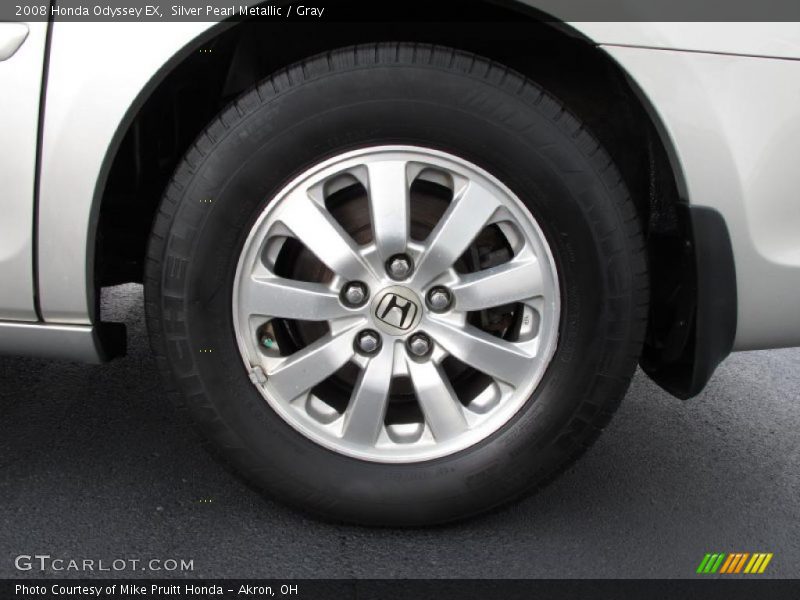 Silver Pearl Metallic / Gray 2008 Honda Odyssey EX