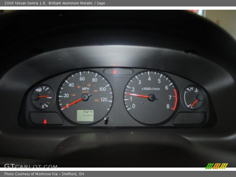 Brilliant Aluminum Metallic / Sage 2006 Nissan Sentra 1.8