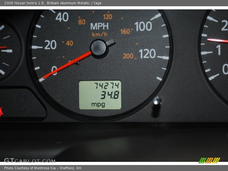 Brilliant Aluminum Metallic / Sage 2006 Nissan Sentra 1.8