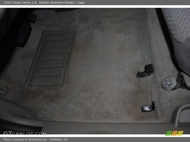 Brilliant Aluminum Metallic / Sage 2006 Nissan Sentra 1.8