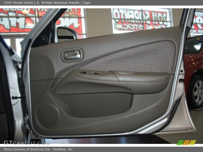 Brilliant Aluminum Metallic / Sage 2006 Nissan Sentra 1.8