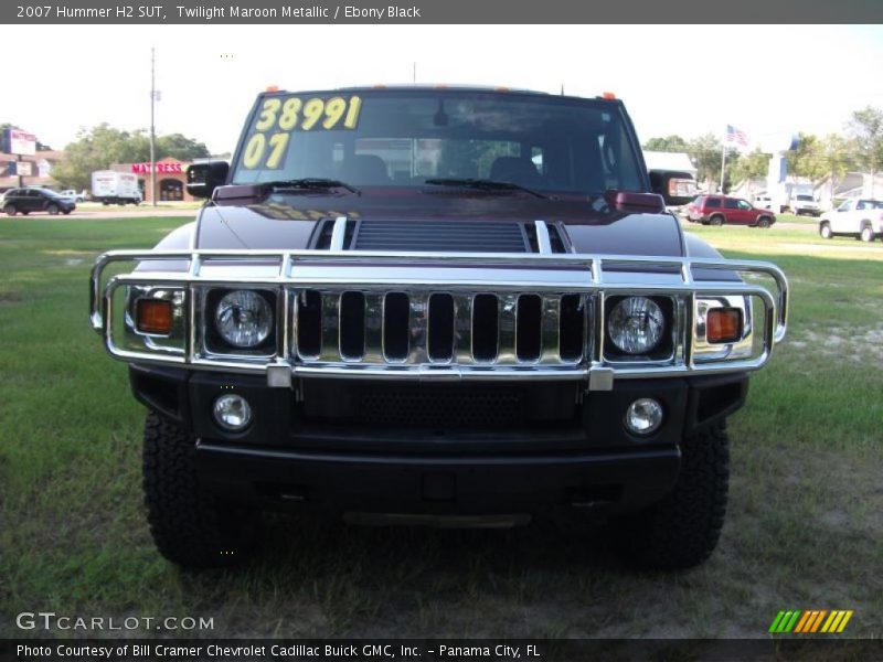 Twilight Maroon Metallic / Ebony Black 2007 Hummer H2 SUT