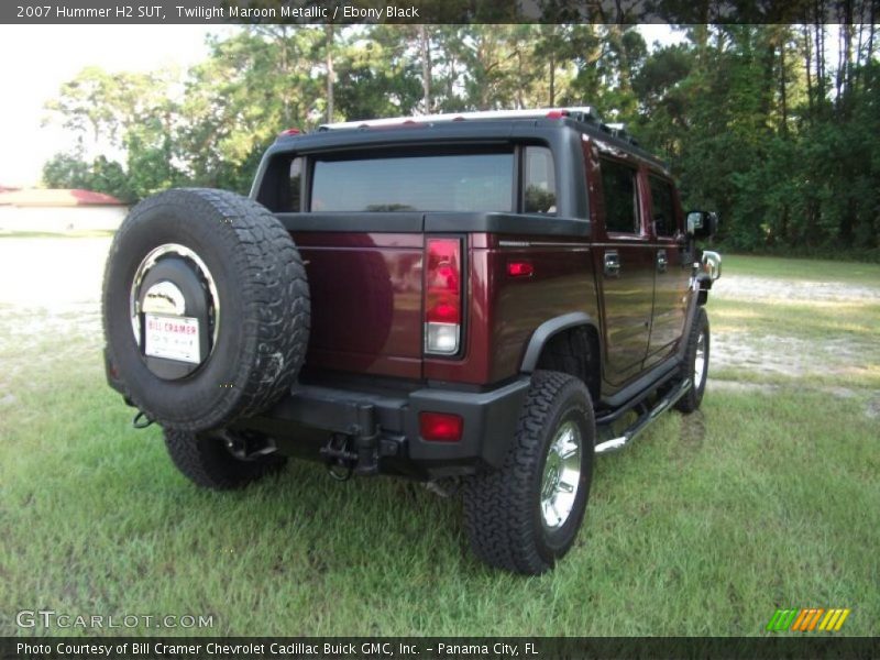 Twilight Maroon Metallic / Ebony Black 2007 Hummer H2 SUT