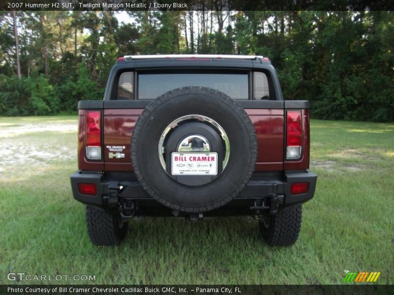 Twilight Maroon Metallic / Ebony Black 2007 Hummer H2 SUT