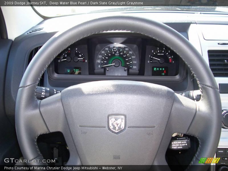 Deep Water Blue Pearl / Dark Slate Gray/Light Graystone 2009 Dodge Journey SXT