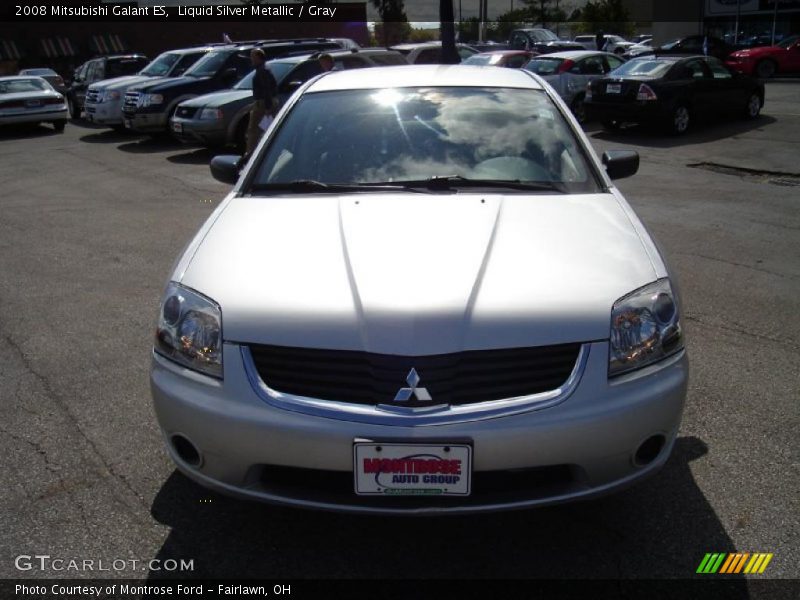 Liquid Silver Metallic / Gray 2008 Mitsubishi Galant ES