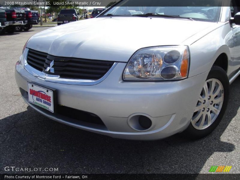 Liquid Silver Metallic / Gray 2008 Mitsubishi Galant ES