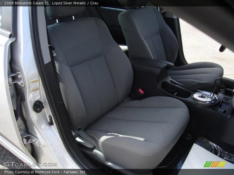 Liquid Silver Metallic / Gray 2008 Mitsubishi Galant ES