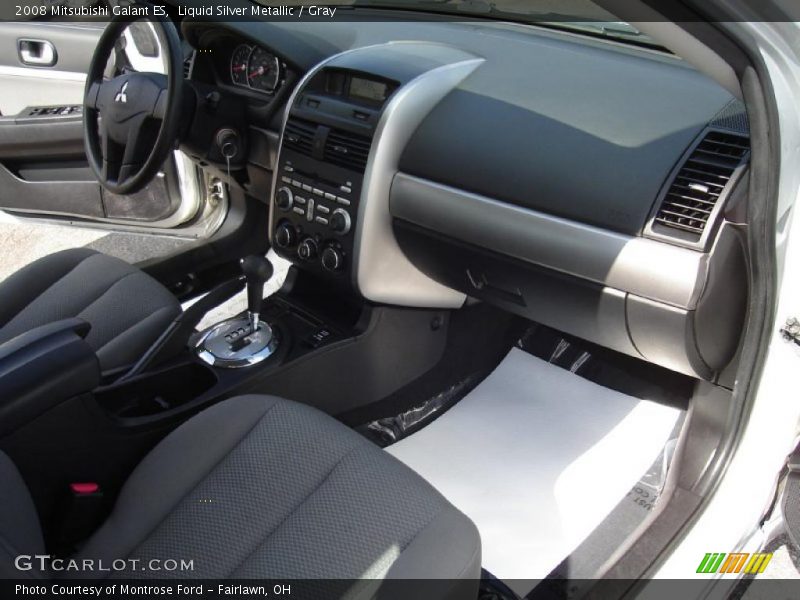 Liquid Silver Metallic / Gray 2008 Mitsubishi Galant ES