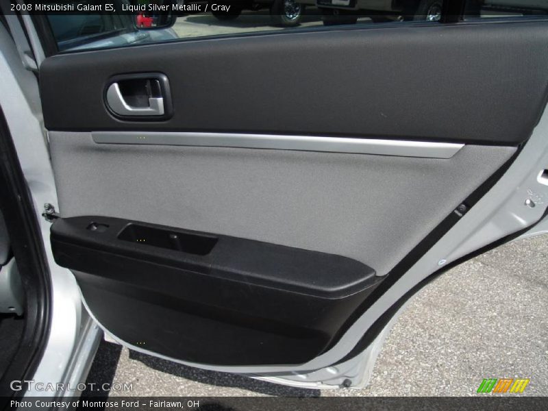 Liquid Silver Metallic / Gray 2008 Mitsubishi Galant ES