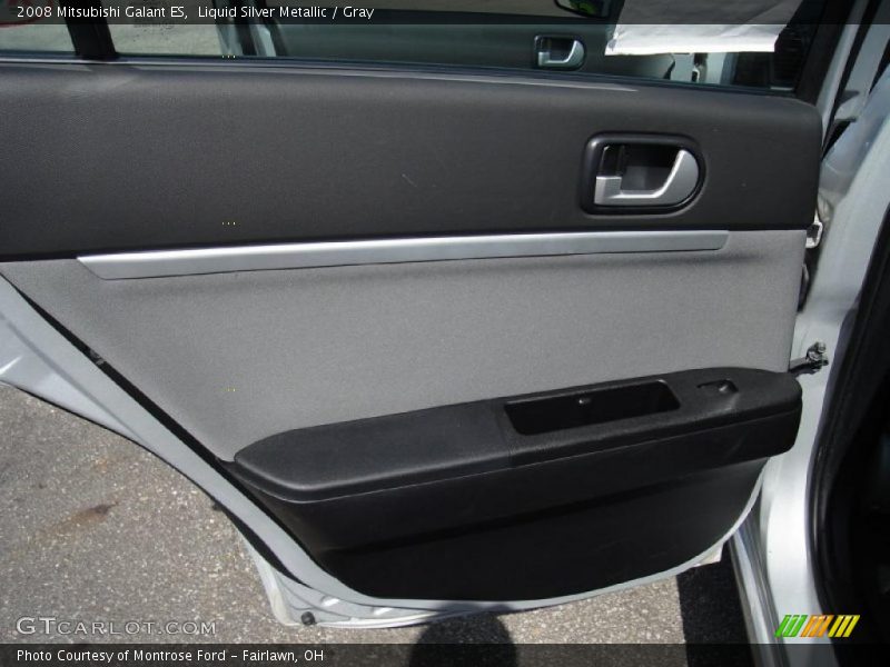 Liquid Silver Metallic / Gray 2008 Mitsubishi Galant ES