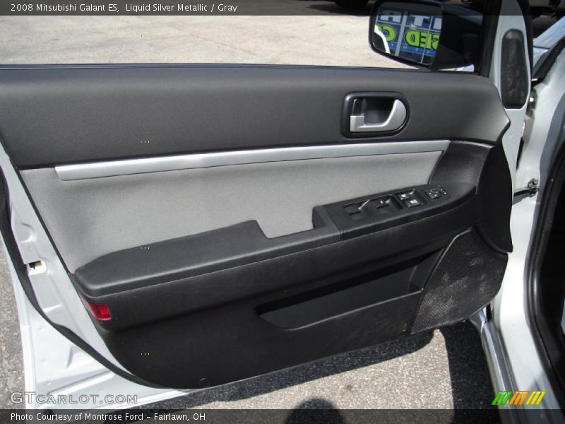 Liquid Silver Metallic / Gray 2008 Mitsubishi Galant ES