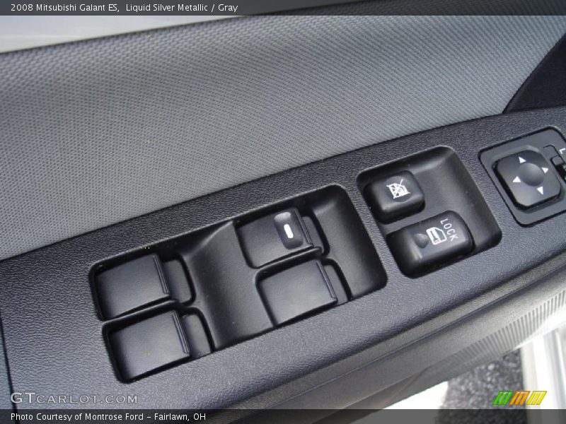 Liquid Silver Metallic / Gray 2008 Mitsubishi Galant ES
