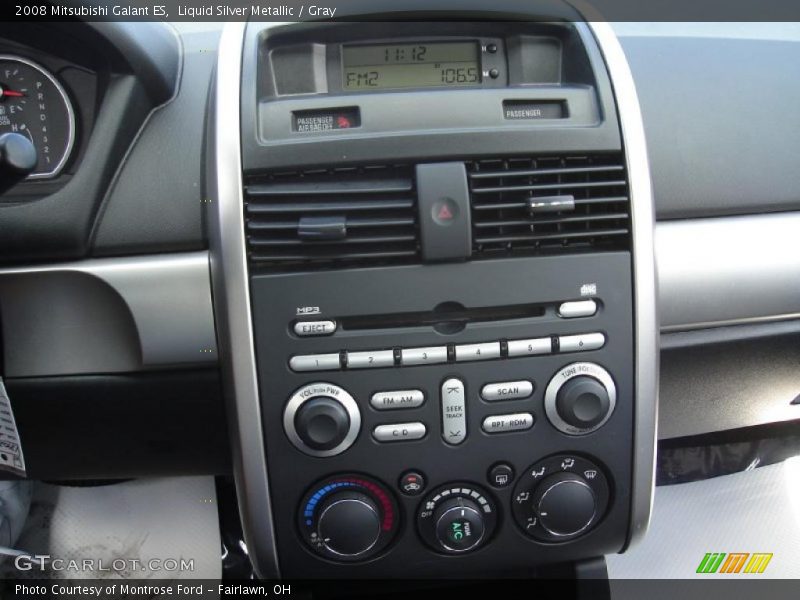 Liquid Silver Metallic / Gray 2008 Mitsubishi Galant ES