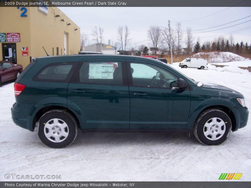 Melbourne Green Pearl / Dark Slate Gray 2009 Dodge Journey SE